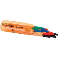 Stabilo point 88 Fineliner 0,4 mm Naaldpunt Kleurenassortiment 20 Stuks