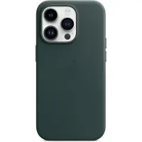 Apple iPhone 14 Pro Back Cover met MagSafe Leer Bosgroen