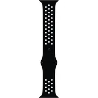 Apple Watch 38/40/41 mm Siliconen Horlogeband Nike Sport Zwart