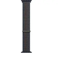 Apple Watch 42/44/45 mm Nylon Sport Loop Horlogeband Midnight Extra Large