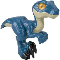 Fisher-Price Imaginext Jurassic World Dinosaur Speelgoed Raptor XL Beweegbare Figuur, 23 cm Hoog, Voor Peuters 3+ Jaar