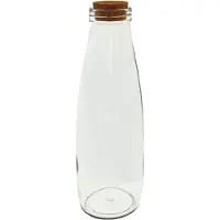 Benza Melkfles met kurk - Ideaal voor o.a. Bed & Breakfast of Horeca - waterfles Melkfles of sapfles - 500ml - 24 Stuks