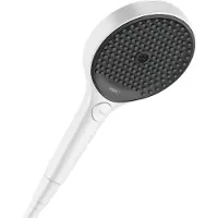 Hansgrohe Handdouche Rainfinity 130, 3jet, EcoSmart-versie, matwit, matwit, 3jet