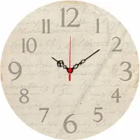 Opviq , model MS-HMA3130, Bunt, wandklok, 40 cm, 100% MDF (dikte: 5 mm)