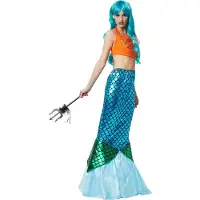 TecTake dressforfun - koningin van de golven - S/M - Verkleedkleding carnaval - Halloween - Verkleden - Feestkleding - Carnavalskleding - Feest - Partykleding