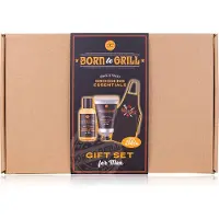 Accentra Geschenkset MEN'S COLLECTION in wiederverwendbarer Geschenkbox aus Kraftpapier, inkl. 50ml Bade- & D