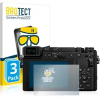 BROTECT - Screenprotector voor Panasonic Lumix DC-GX9 - Folie Beschermfolie Beschermglas matte 3 Stuks