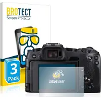 BROTECT Screenprotector 3 Stuks voor Canon EOS RP Beschermglas transparant