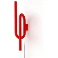Foscarini Design wandlamp Tobia, geel / oranje, Woon-/ Eetkamer, metaal, Design, Wandlamp design