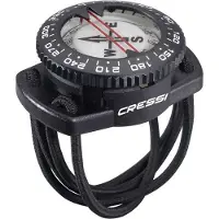 Cressi Spa Bungee Wrist Compass Zwart