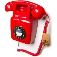 GPO Retro wandtelefoon rood|Maat: