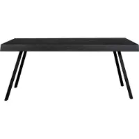 White Label Tafel Suri Black 180x90 cm
