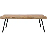 White Label Tafel Suri Natural 220x100 cm