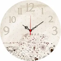 Opviq , model MS-HMA3125, wandklok, 40 cm, 100% MDF (dikte: 5 mm)