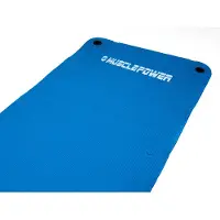 Muscle Power Fitnessmat - Blauw - 190 x 60 x 1,5 cm