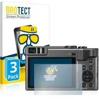 BROTECT - Screenprotector voor Panasonic Lumix DC-TZ90 / TZ96 / TZ99 - Folie Beschermfolie Beschermglas matte 3 Stuks