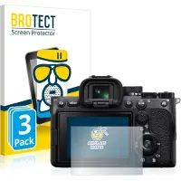 BROTECT - Screenprotector voor Sony Alpha 7 IV - Folie Beschermfolie Beschermglas matte 3 Stuks