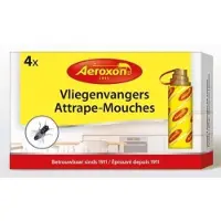 Aeroxon Vliegen plakstrip | | 4 stuks (Ecologisch, Gifvrij)