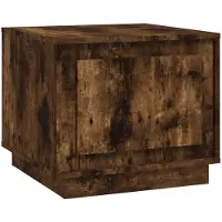 vidaXL Salontafel 51x50x44 cm bewerkt hout gerookt eikenkleurig