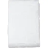 Passion for Linen Plaid Nice White-135 x 250 cm