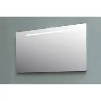 Proline Economic Spiegel Met Horizontale LED Verlichting - 60x60cm - Aluminium, Glas - Rechthoekig - Spiegels, Badkamerspiegels - 8718835153038