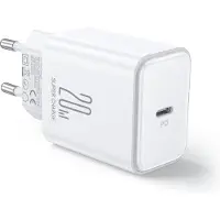 JOYROOM - Single-port Adapter - USB-C Oplader - Oplaadstekker - Snellader - 20W - Wit