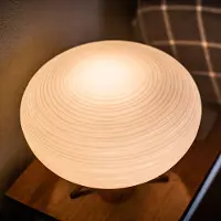 Foscarini Design tafellamp Rituals 2, dimbaar, wit / opaal, Woon-/ Eetkamer, Glas, Design, tafellamp