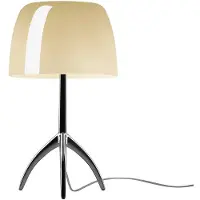Foscarini Design tafellamp Lumiere piccola, dimbaar, crème / amber, Woon-/ Eetkamer, Glas, Design, tafellamp