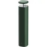Flos Architectural LED tuinpadverlichting - tuinlamp Pointbreak Bollard 2, groen, Aluminium, Design, LED buitenlamp