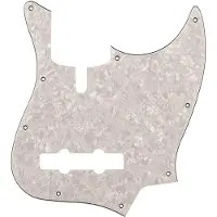 Boston M5V-410-PW pickguard, Sire Marcus Miller V-series 5-string, 4 ply, pearl white