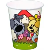 Woezel en pip met mol bekers 8 stuks