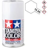 Tamiya TS-26 White - Gloss - Acryl Spray - 100ml Verf spuitbus