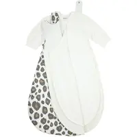 Meyco Baby Panter baby slaapzak rond tweedelig - neutral - 68/74 - 2.5 TOG