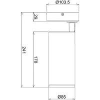 Deko-light Lucea 15 348163 Plafondopbouwarmatuur LED vast ingebouwd 15 W Energielabel: F (A - G) Verkeerswit (RAL 9016)