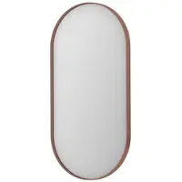 Ben Vita ovale spiegel 40x80 cm Geborsteld koper