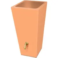 Prestige Regenton manhattan terracotta 200L incl. messing kraantje