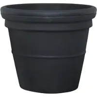 Prestige Ronde 180L zwarte plantenbak bloempot