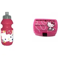 Hello Kitty - Broodtrommel - Lunchbox - Sportfles - Drinkbeker