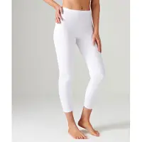 Damart - Lang ondergoed Thermolactyl, fleece ribboorden - Dames - Wit - 38-40