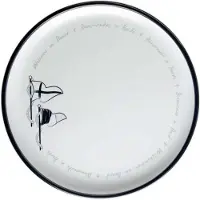 Marine Business Welcome On Board Flat Dish 6 Units Transparant
