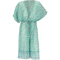 Sarlini - Tuniek Dames - Strandjurkje zeegroen - One size