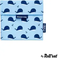 Roll'Eat Snack'n'go Herbruikbaar Boterhasmzakje |WHALE|