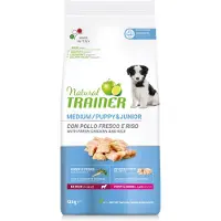 NATURAL TRAINER Natural Puppy Medium Junior, 12 kg. Droogvoer voor puppy's