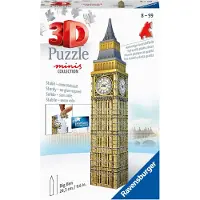 Ravensburger 3D Mini Big Ben puzzel - 60 stukjes - Formaat 24 cm