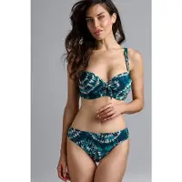 Marlies Dekkers Badmode Bikini Broekje Lotus | Maat: XXL | Kleur: Turquoise/Print