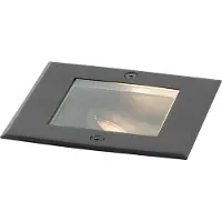 QAZQA Moderne grondspot zwart verstelbaar IP65 - Oneon