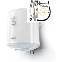 Tesy Bi-Light warmwater boiler 50 liter dik model met verticale installatie set, Elektrische boiler