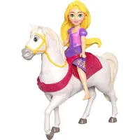 Disney Pr. Small Doll Rapunzel en Paard