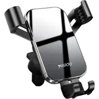 Yesido Universele Telefoonhouder auto - Ventilatierooster - Extra stevig - Draaibaar - Auto Houder - Zwart