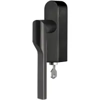 Formani Rivio by Gensler GL101-DKLOCK-O draaikiepgarnituur afsluitbaar rechtsdraaiend - PVD mat zwart